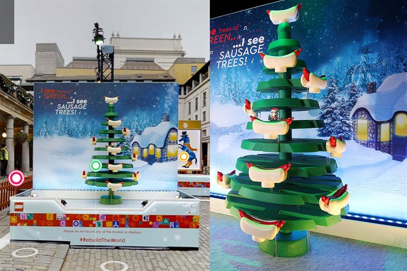 Lego: Christmas activation takes place online and in Covent Garden