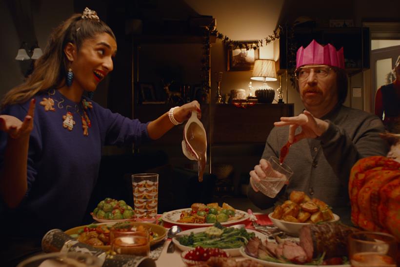 Sainsbury’s: Christmas dinner scene freezes as viewers are taken on a flying tour