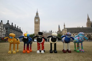 The trails will feature 120 painted Shauns
