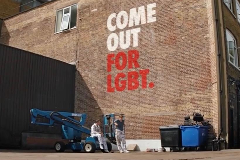 Stonewall ad: the group has reignited its fight for diversity and inclusion