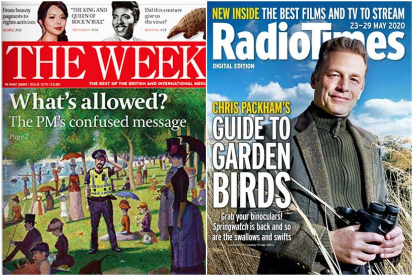 The Week and Radio Times: owned by Dennis and Immediate respectively