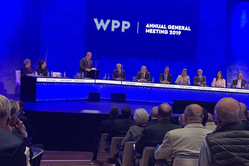 WPP: has increased base salaries between 1% and 2% for past three years