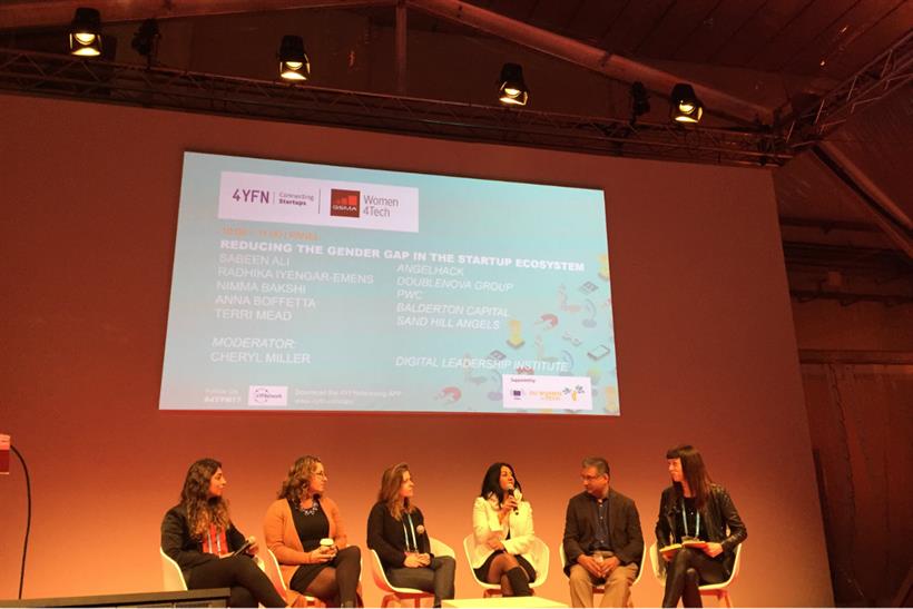 The Women4Tech panel session at Mobile World Congress