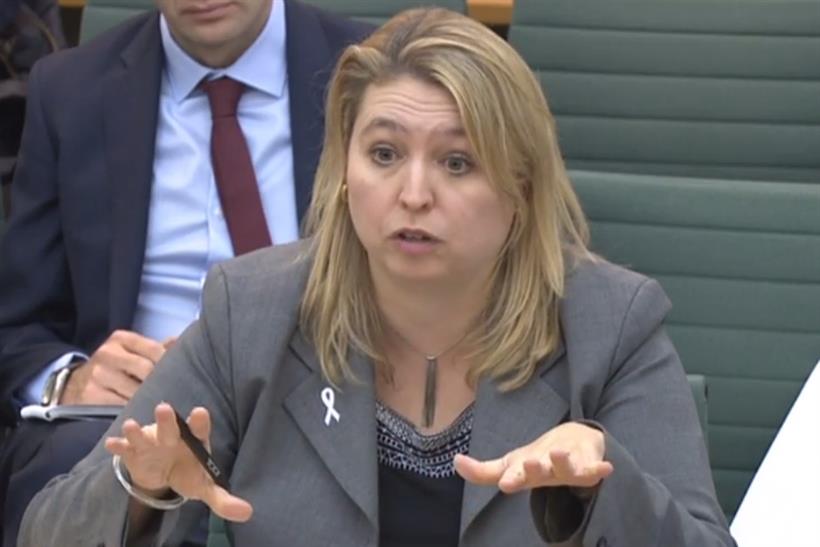 Karen Bradley: culture secretary appeared before MPs today (Credit: House of Commons)