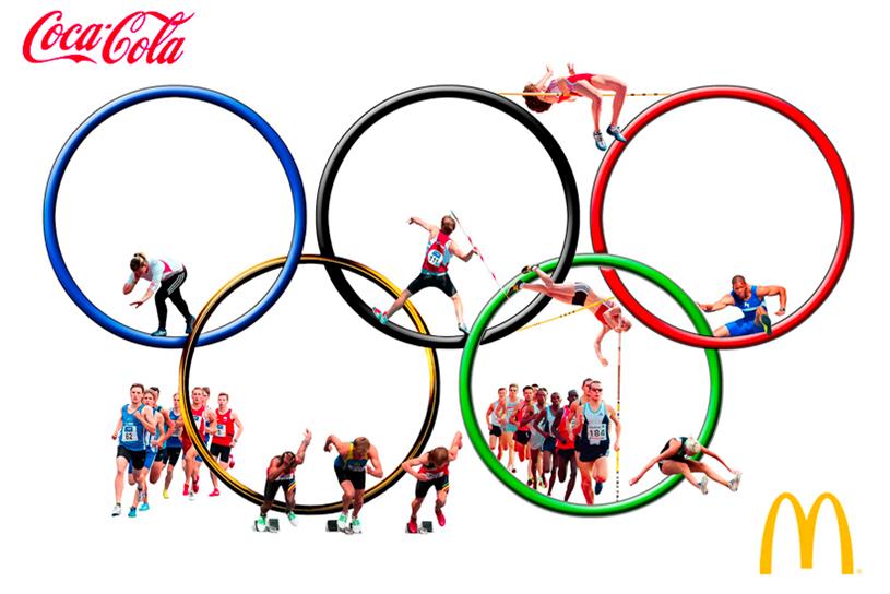 Coca-Cola continues its relationship with the Olympics, while McDonald's has brought it to an end