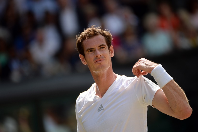 Wimbledon: Andy Murray during last year's quarter-finals