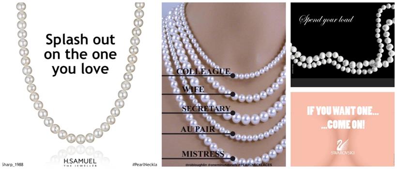 sexist 'pearl necklace' ads 