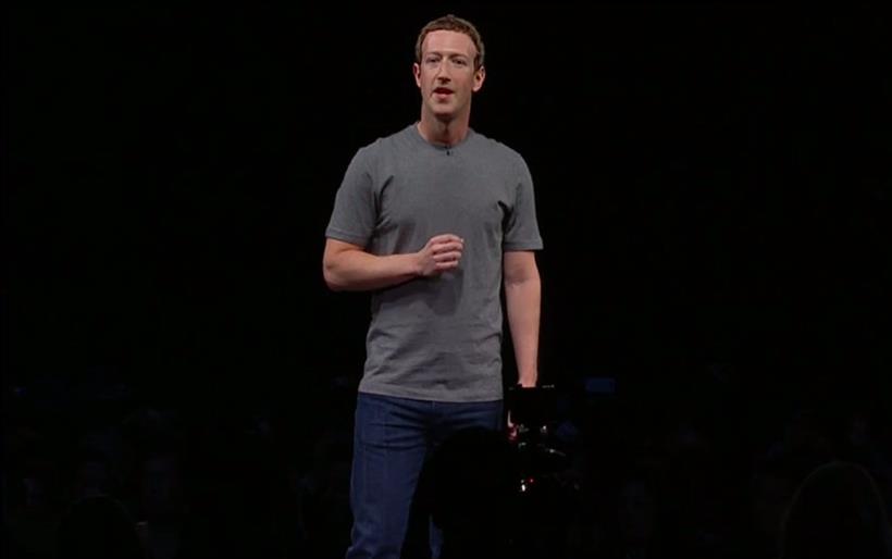 Zuckerberg speaking at Mobile World Congress 2016