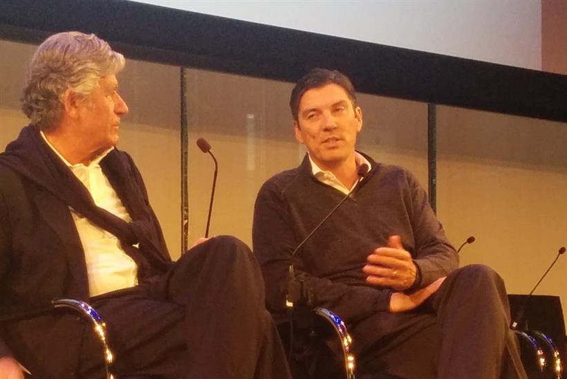 AOL CEO Tim Armstrong (right) dismissed reports of a love match with Yahoo. 