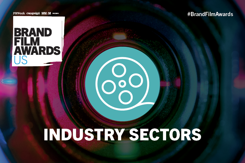 Brand Film Awards US logo with Industry Categories icon