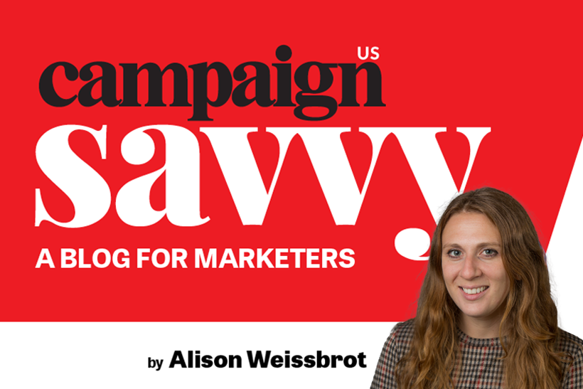 Campaign Savvy wordmark with headshot of Campaign US editor Alison Weissbrott