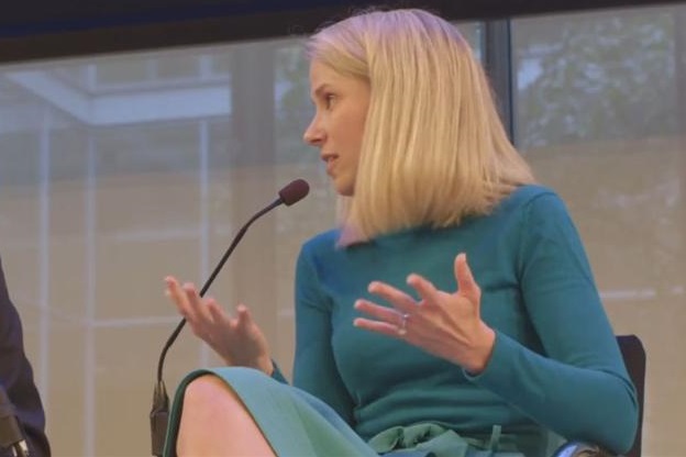 Yahoo CEO Marissa Mayer was the biggest draw among the stars of Advertising Week. 