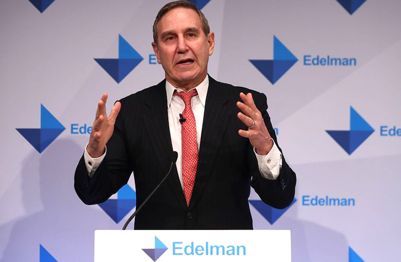 Richard Edelman: agency CEO has denied Edelman has worked to undermine anti-climate change regulation