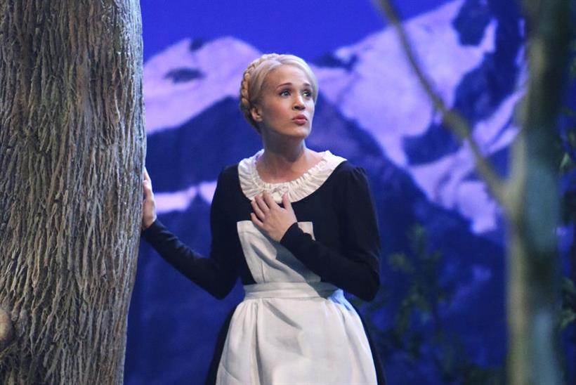A scene from NBC's live broadcast of "The Sound of Music."