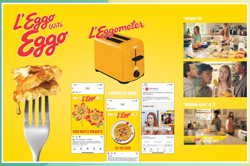 Starcom's Eggo L’Eggometer campaign ad