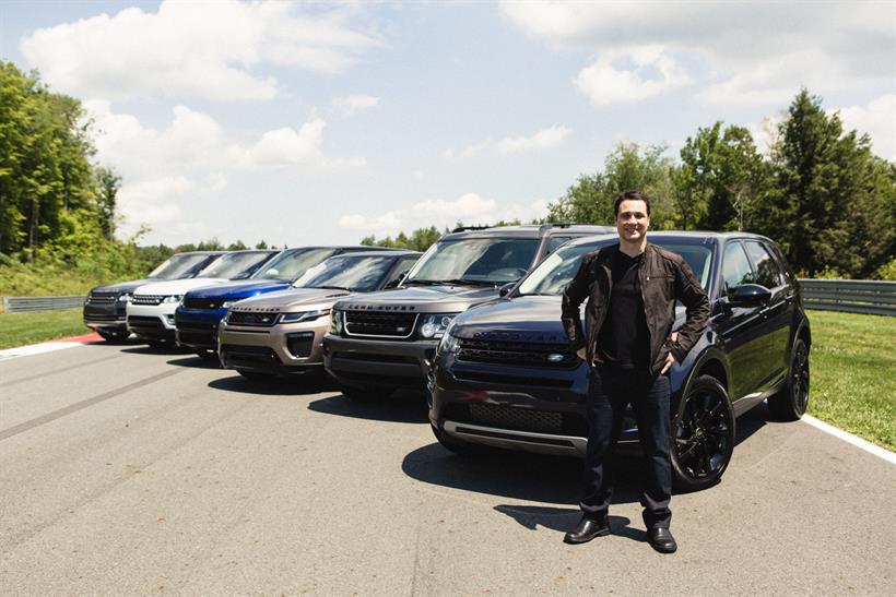 Adam Ferrara and the Land Rover family.