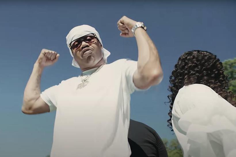 Screen shot from Vax That Thang Up music video
