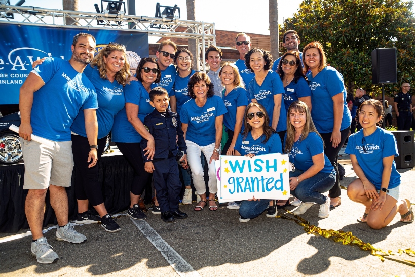 Photo taken from Make-A-Wish's Twitter page