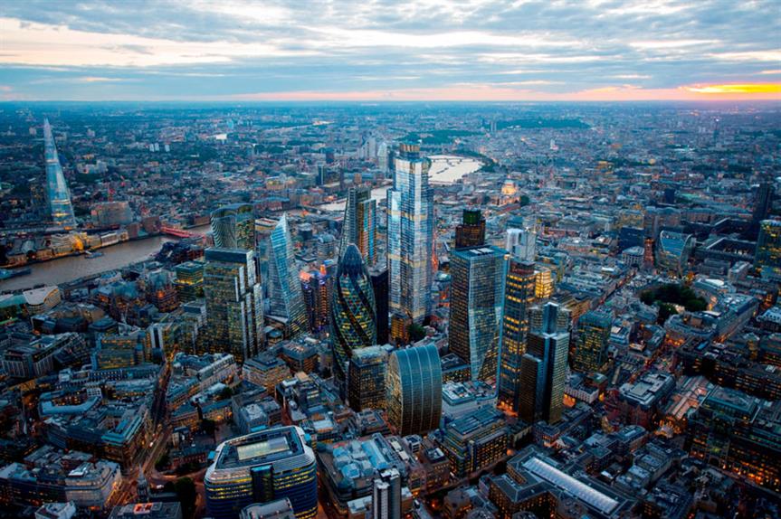 22 Bishopsgate (centre) (pic AXA IM - Real Assets)