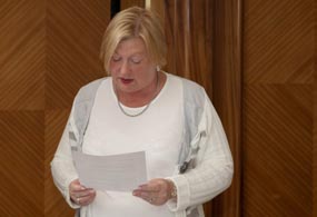 Welsh business and enterprise minister Edwina Hart