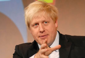 London mayor Boris Johnson