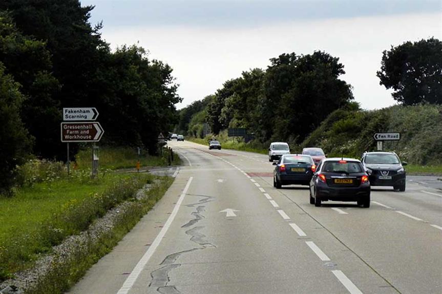 A47: Upgrade plans submitted - image: © David Dixon / geograph (CC BY-SA 2.0)