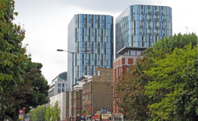 Nido Kings Cross: this former office block in central London has been converted into flats, commercial space and retail units. Ian Bottle photo