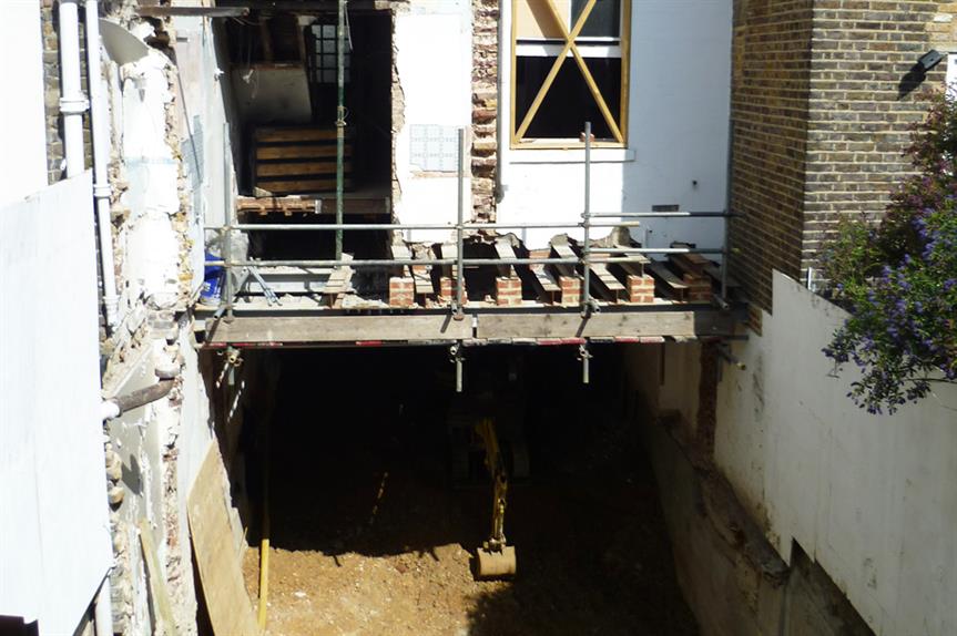 Basement excavation, pic courtesy Charlie Dave via Flickr