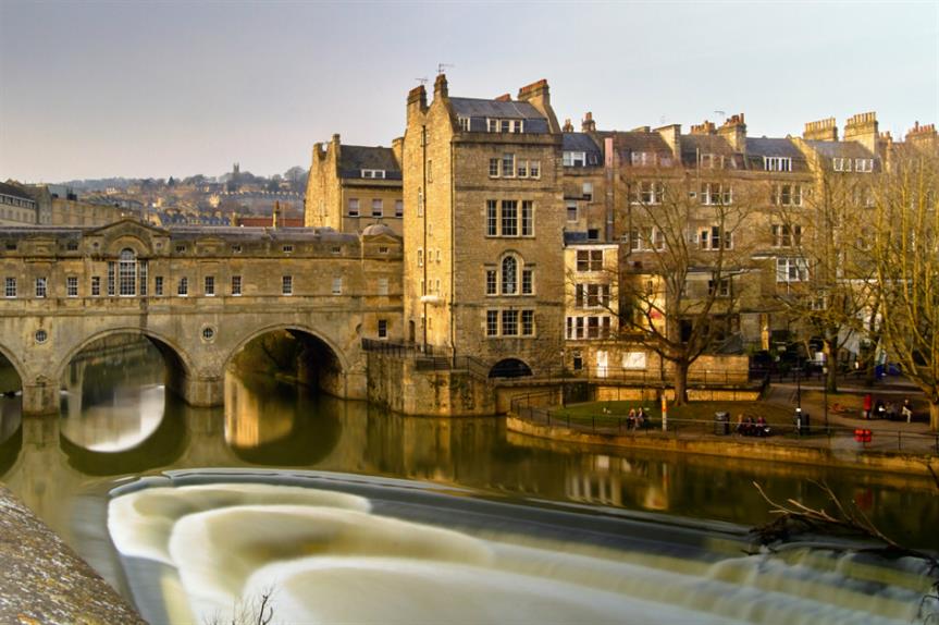 Bath city centre. Image credit: Pedro Szekely