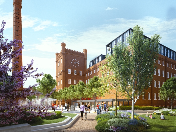 A visualisation of part of the finished scheme in Slough (pic: Berkeley Homes)
