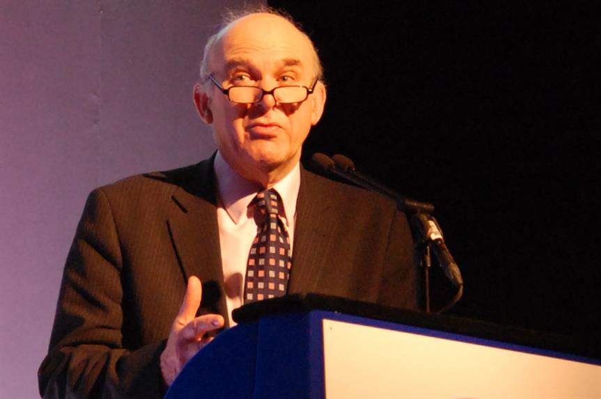 Business secretary Vince Cable