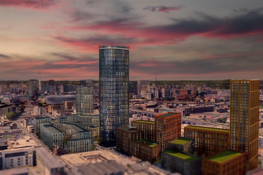 A visualisation of the new tower - image: Court Collaboration