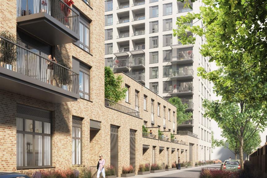 An artist's impression of plans for Eynsham Drive.