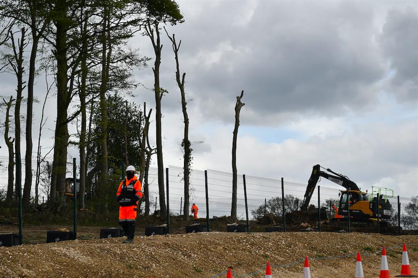 HS2 construction site in Great Missenden (Pic: Getty)