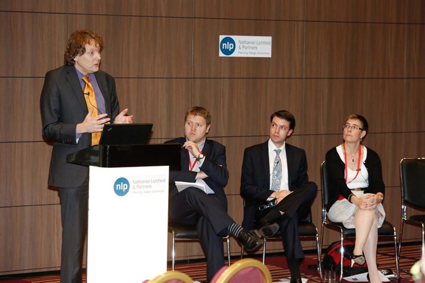 Ian Birch, Transport for London, speaking at the IED Conference