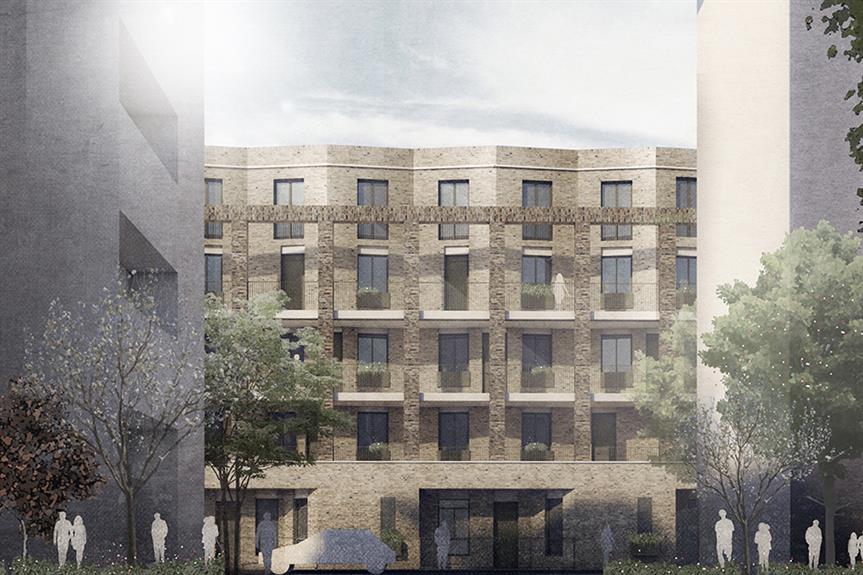 A visualisation of the Bancroft Estate in Tower Hamlets, east London