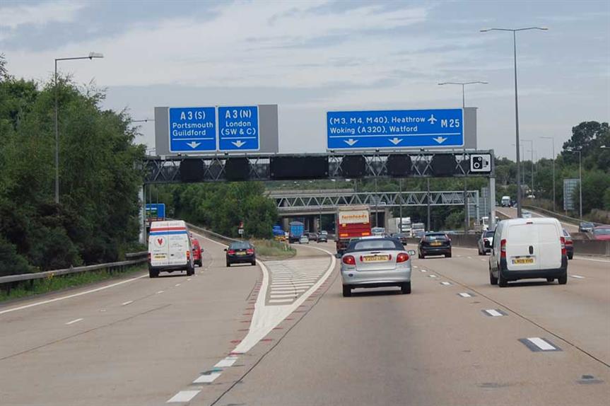 M25 Junction 10 (pic: cc-by-sa/2.0 - © Julian P Guffogg - geograph.org.uk/p/3603692)