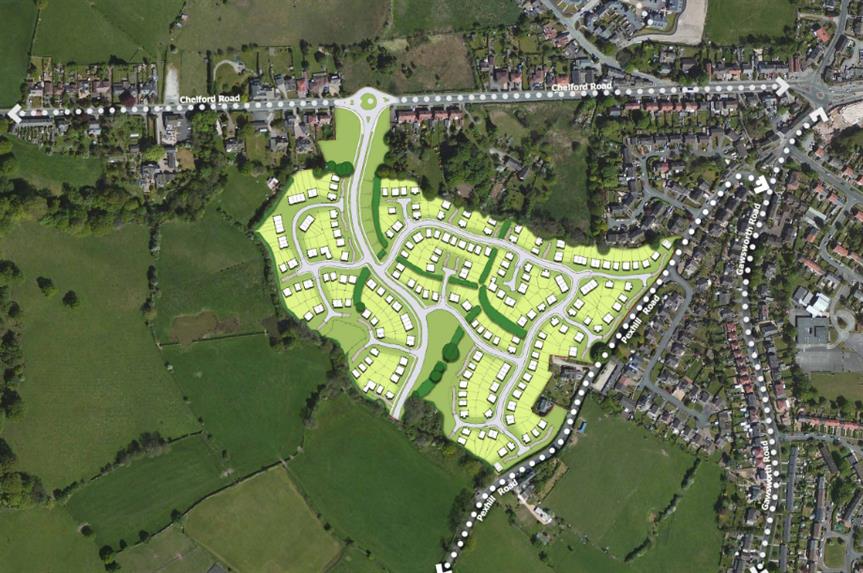 Plans for 400 homes in Cheshire approved on former green belt land