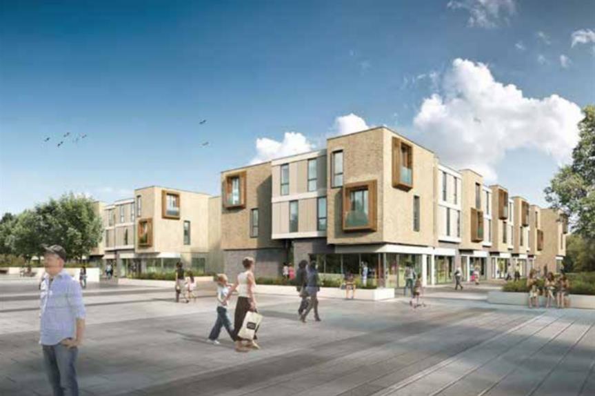 An artist's impression of plans for the latest phase at Newcastle Great Park.