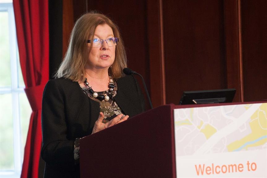 Labour's shadow planning minister Roberta Blackman-Woods speaking at the National Planning Summit yesterday