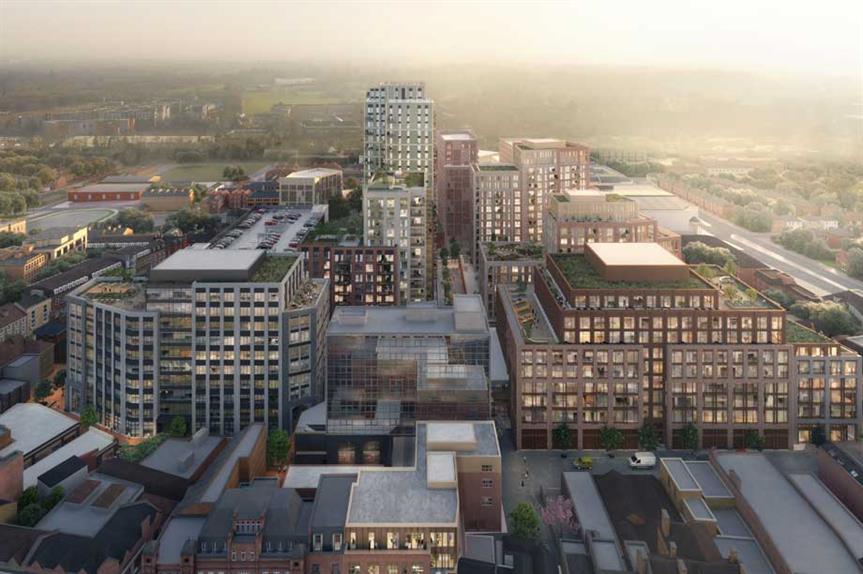 A visualisation of the finished Nicholson Quarter scheme (pic: JTP Studios)