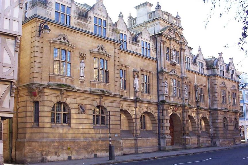The Rhodes Building of Oriel College, Oxford, which features a statue of controversial historical figure Sir Cecil Rhodes - image: Alf / Wikimedia (CC BY-SA 3.0)