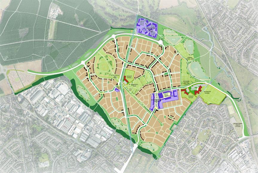 Dallington Grange: illustrative masterplan