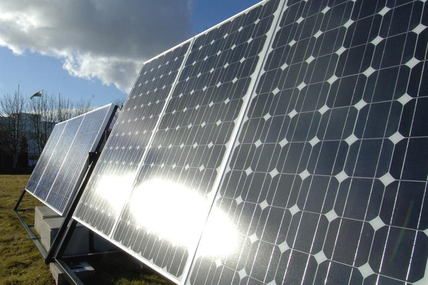 Solar energy: the number of applications for solar farms has risen steeply since 2010