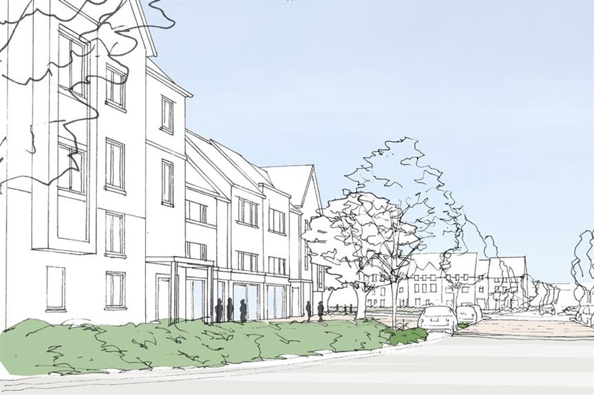 A visualisation of part of the finished Scraptoft North scheme (pic: Parker Strategic Land)