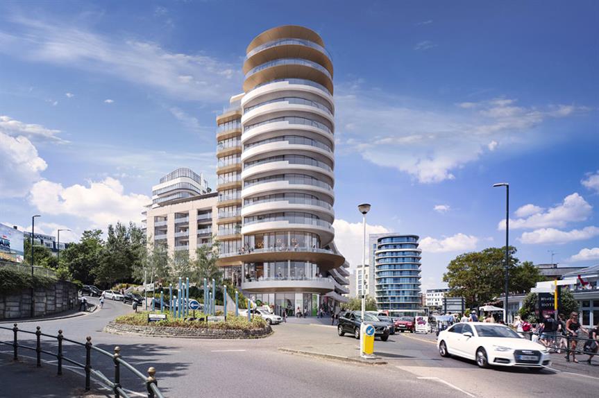 A visualisation of the finished Winter Gardens development in Bournemouth