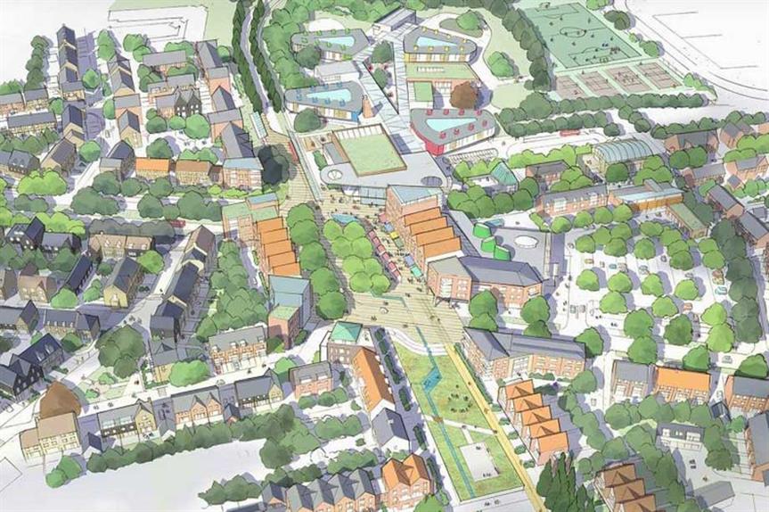 A visualisation of the finished Bourn Airfield scheme (pic: Countryside)