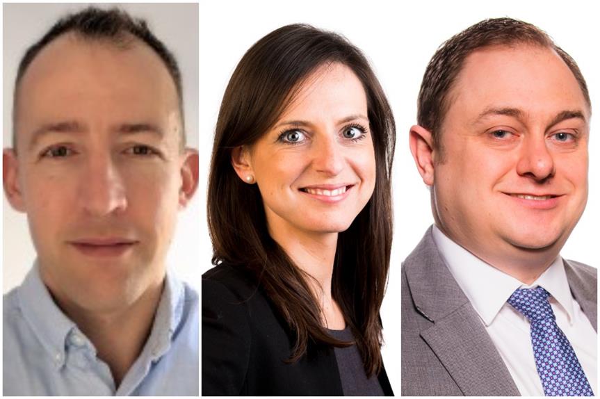 (Left to right) Turner, Hindle and Roberts (Pic: Boyer)