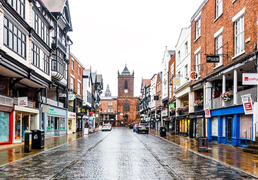 A street in Chester town centre (Pic: Getty)