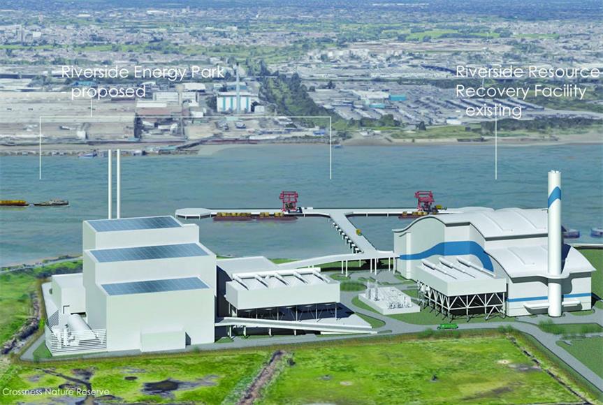A visualisation of the finished development